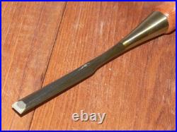 Sukemaru / Munefusa Japanese Bench Chisel Oire Nomi 9mm Kenura Back Used
