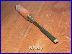 Sukemaru / Munefusa Japanese Bench Chisel Oire Nomi 9mm Kenura Back Used