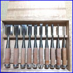 Sukemaru Oire Nomi Japanese Bench Chisels 10sets High Speed Steel With Box