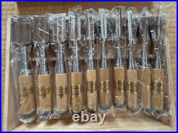 Sukemaru Oire Nomi Japanese Bench Chisels High Speed Steel White oak Set of 10