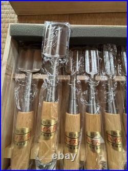 Sukemaru Oire Nomi Japanese Bench Chisels High Speed Steel White oak Set of 10