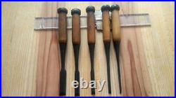 Sukemasa Oire Nomi Japanese Bench Chisels Set of 5 Used
