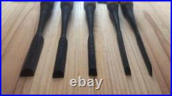 Sukemasa Oire Nomi Japanese Bench Chisels Set of 5 Used