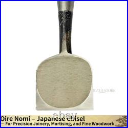 TASAI Japanese Chisel 60mm Woodgrain Oire Nomi Rosewood Handle Japan