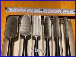 Tadatsuna Japanese Bench Chisels Oire Nomi Set of 6 Unused