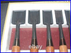 Takara Ryujin Japanese Bench Chisels / Oire Nomi Set of 10 Muramatsu Shigezo
