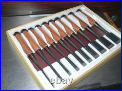 Takara Ryujin Japanese Bench Chisels / Oire Nomi Set of 10 Muramatsu Shigezo