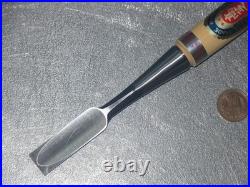Takashiba Oire Nomi Japanese Bench Chisel Gumiwood Handle Mentori 18mm Unused