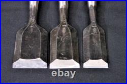 Takashiba Oire Nomi Japanese Bench Chisels 30mm 36mm 42mm Set of 3 Unused Takashiba Oire Nomi Japanese Bench Chisels 30mm 36mm 42mm Set of 3 Unused