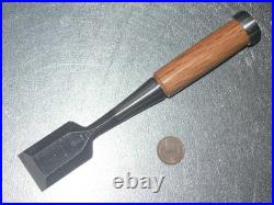Takashiba Oire Nomi Japanese Bench Chisels Red oak Mentori 36mm Unused