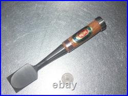 Takashiba Oire Nomi Japanese Bench Chisels Red oak Mentori 36mm Unused