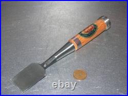 Takashiba Oire Nomi Japanese Bench Chisels Red oak Mentori 36mm Unused