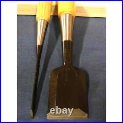Takashiba Oire Nomi Japanese Bench Chisels Set of 10 Blue Steel White Oak Handle