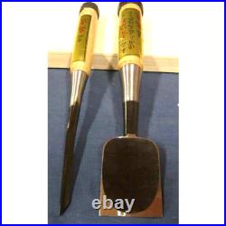 Takashiba Oire Nomi Japanese Bench Chisels Set of 10 Blue Steel White Oak Handle