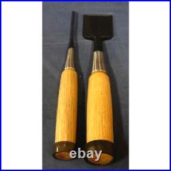 Takashiba Oire Nomi Japanese Bench Chisels Set of 10 Blue Steel White Oak Handle