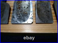 Takashiba Oire Nomi Japanese Bench Chisels Set of 9 Used Takashiba Oire Nomi Japanese Bench Chisels Set of 9 Used