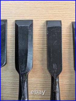 Takashiba Signed Oire Nomi Chisel Set 8pcs Japanese Woodworking Tools From Japan