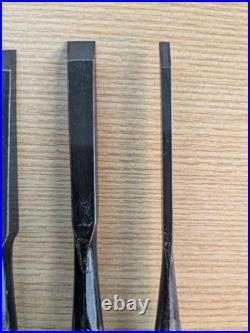 Takashiba Signed Oire Nomi Chisel Set 8pcs Japanese Woodworking Tools From Japan