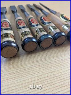 Takashiba Signed Oire Nomi Chisel Set 8pcs Japanese Woodworking Tools From Japan