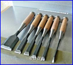 Takumi Oire Nomi Japanese Bench Chisel Set of 6 Unused