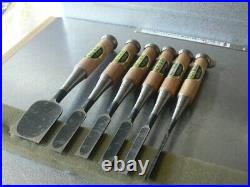 Takumi Oire Nomi Japanese Bench Chisel Set of 6 Unused