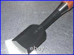 Tasai Akio Japanese Bench Chisels Oire Nomi 36mm Meizan Red Oak Handle Unused