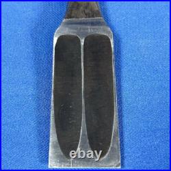 Tasai Akio Japanese Bench Chisels Wakisashi Nomi Blue Steel 27mm White Oak