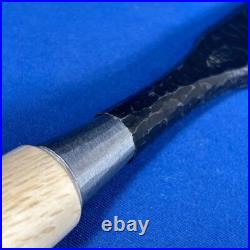 Tasai Akio Japanese Bench Chisels Wakisashi Nomi Blue Steel 27mm White Oak
