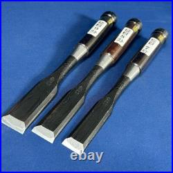 Tasai Akio Japanese Bench Chisels Wakisashi Nomi Blue Steel Rosewood Set of 3 Tasai Akio Japanese Bench Chisels Wakisashi Nomi Blue Steel Rosewood Set of 3
