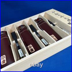 Tasai Akio Japanese Bench Chisels Wakisashi Nomi Blue Steel Rosewood Set of 3 Tasai Akio Japanese Bench Chisels Wakisashi Nomi Blue Steel Rosewood Set of 3