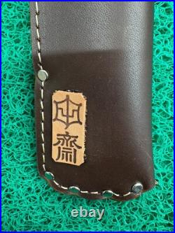 Tasai Akio Wakisashi Nomi Japanese Bench Chisel 24mm 2Hollows Ura Hammered Mark Tasai Akio Wakisashi Nomi Japanese Bench Chisel 24mm 2Hollows Ura Hammered Mark
