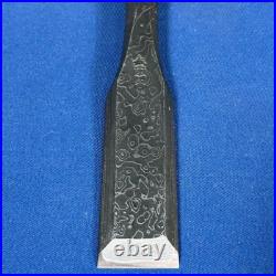 Tasai Damascus Japanese Bench Chisels Nomi 27mm / 235mm 2Hollows Ura Roosewood Tasai Damascus Japanese Bench Chisels Nomi 27mm / 235mm 2Hollows Ura Roosewood