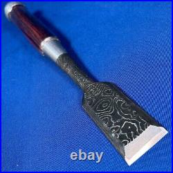 Tasai Damascus Oire Nomi Japanese Bench Chisels 30mm / 220mm Rosewood New