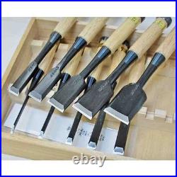 Tasai Fusetsu Oire Nomi Japanese Bench Chisels Set of 10 Blue Steel New Tasai Fusetsu Oire Nomi Japanese Bench Chisels Set of 10 Blue Steel New