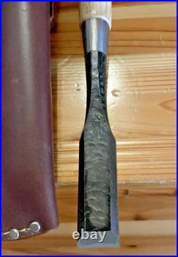 Tasai Japanese Bench Chisel Wakizashi Nomi 24mm Hammered Mark Unused