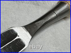 Tasai Japanese Bench Chisels 2Hollows Ura 27mm Wakisashi Nomi Polished Finish