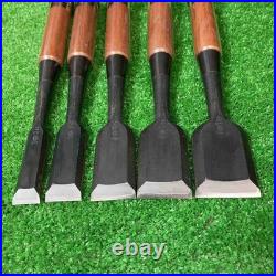 Tasai Japanese Bench Chisels Oire Nomi Set of 10 Black Finish With Box New