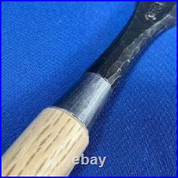 Tasai Japanese Bench Chisels Wakisashi Nomi 24mm / 233mm 2Hollows Ura White Oak