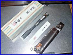 Tasai Japanese Bench Chisels Wakisashi Nomi 24mm 2Hollows Ura Damascus