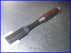 Tasai Japanese Bench Chisels Wakisashi Nomi 24mm 2Hollows Ura Damascus