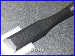 Tasai Japanese Bench Chisels Wakisashi Nomi 24mm 2Hollows Ura Damascus