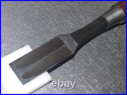 Tasai Japanese Bench Chisels Wakisashi Nomi 24mm 2Hollows Ura Damascus