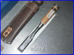 Tasai Japanese Bench Chisels Wakisashi Nomi 2Hollows Ura Hammered Mark 24mm