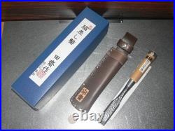 Tasai Japanese Bench Chisels Wakisashi Nomi 2Hollows Ura Hammered Mark 24mm