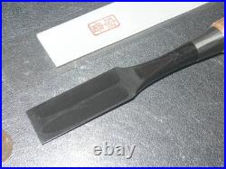 Tasai Japanese Bench Chisels Wakisashi Nomi 2Hollows Ura Hammered Mark 24mm