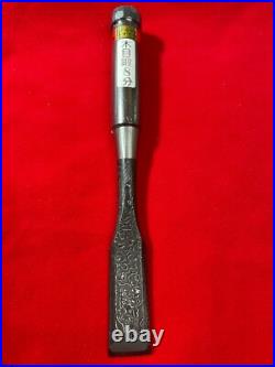 Tasai Japanese Chisel oire nomi Wakizasi nomi 24mm Mukume finish with ruler