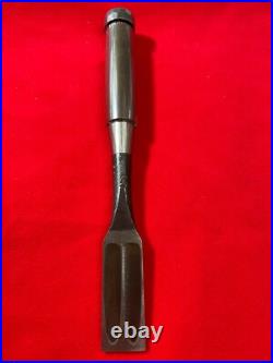 Tasai Japanese Chisel oire nomi Wakizasi nomi 24mm Mukume finish with ruler