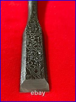 Tasai Japanese Chisel oire nomi Wakizasi nomi 24mm Mukume finish with ruler