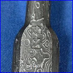 Tasai Japanese Damascus Bench Chise Nomi 21mm Blue Steel / Rosewood Handle New