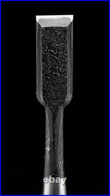 Tasai Japanese Damascus Bench Chisels / Oire Nomi 24mm Rosewood Handle New